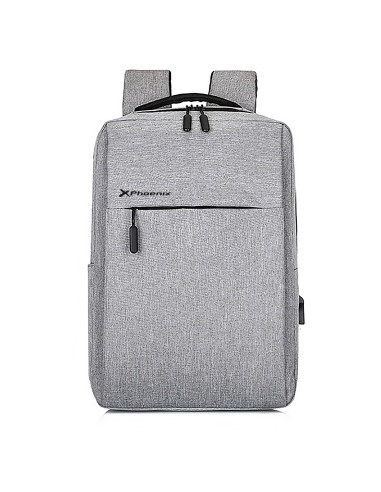 Mochila phoenix michigan para portátil 15.6 pulgadas gris