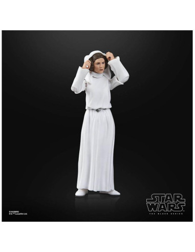 Figura hasbro star wars a new hope the black series princess leia organa