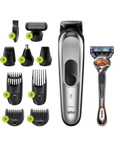 Barbero cortapelos braun mgk7220 + gillete fusion