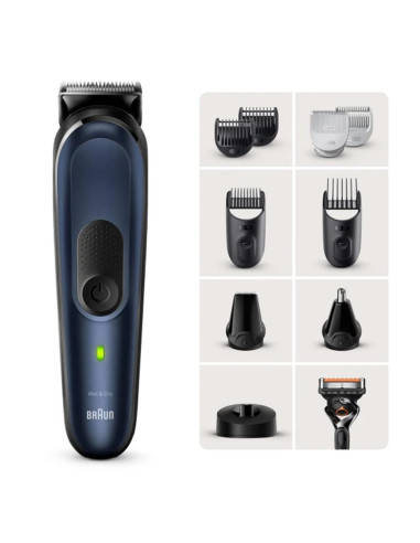 Barbero cortapelos braun mgk7421 + gillete fusion