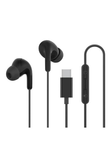 Auriculares xiaomi earphones usb tipo c negro