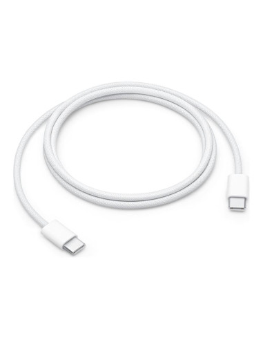 Cable usb tipo c apple 1m - macho - macho - blanco