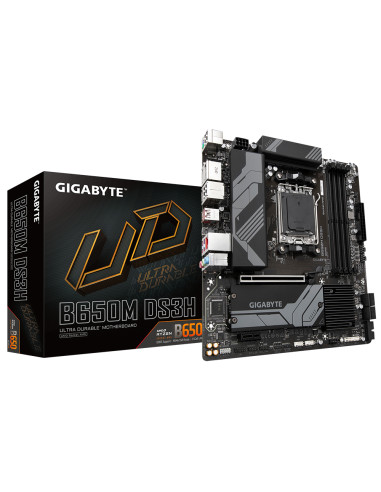 Placa base gigabyte b650m ds3h am5 matx 4xddr5