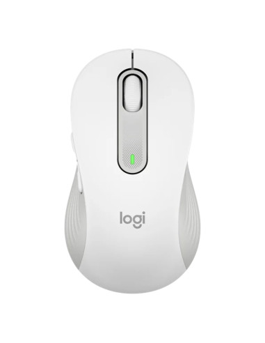 Mouse raton logitech m650 grande optico wireless inalambrico blanco crudo