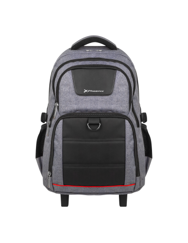 Mochila con ruedas trolley phoenix discovery g para portátil 17pulgadas gris