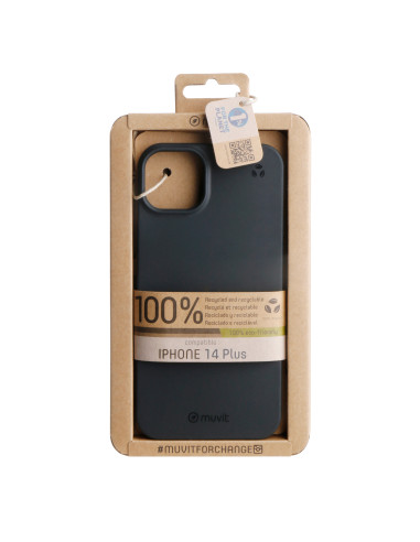 Funda muvit recycletek para apple iphone 14 plus negra