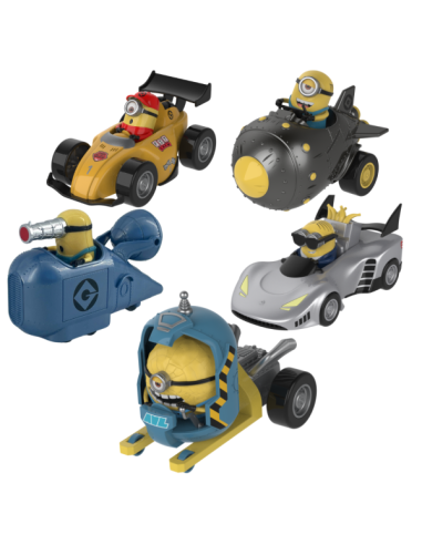 Figura vehículos minions 1 unidad aleatoria