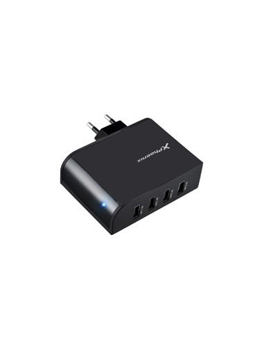 Cargador de pared 5.1v de 4 entradas usb 2.1a