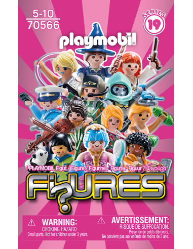 Playmobil sobre figuras niña (serie 19)