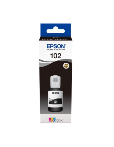 Cartucho tinta epson 102 c13t03r140 ecotank negro ink et - 2700 - et - 2750 - et - 3700 - et - 3750 - et4750