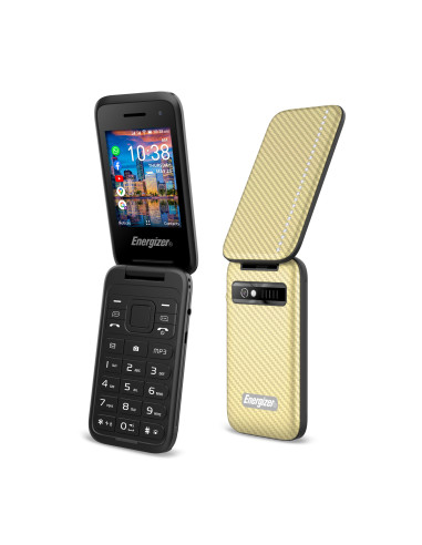 Telefono movil energizer e282scd - 4g - 2.8pulgadas - diamond gold eu - dorado